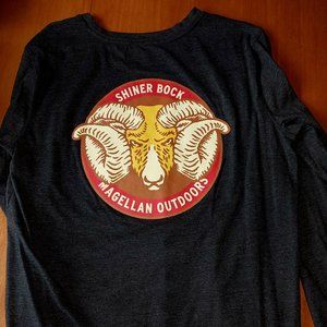Magellan Outdoors Shiner Bock Ram long sleeve womens top NOWT - 0024
